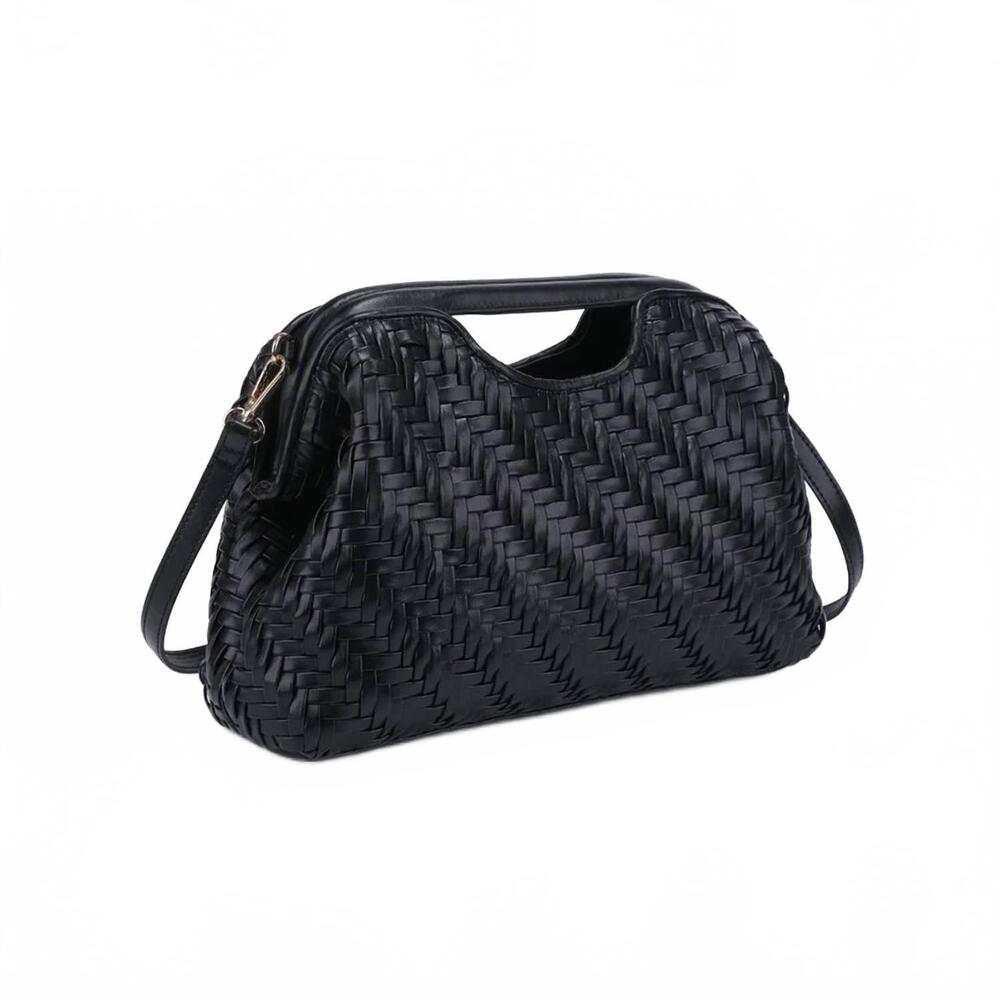 NEW MODA LUXE women's amara crossbody bag in black